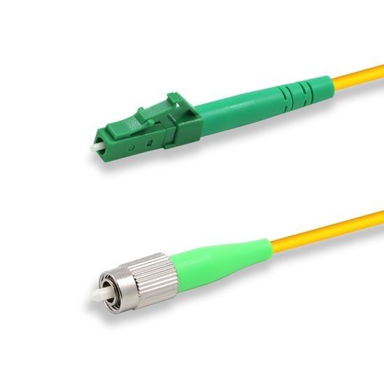 وصلة ألياف بصرية Singlemode simplex الحبل المفرد لطريقة الألياف 3m FC / APC - LC / APC