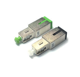 أنثى إلى ذكر نوع الألياف البصرية المخفف ، SC APC المخفف 1-30dB