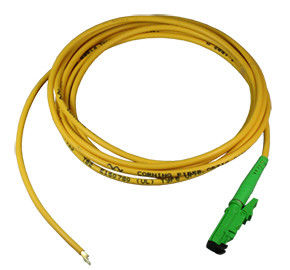 E2000 APC الألياف البصرية جديلة PVC LSZH 0.9MM للاتصالات