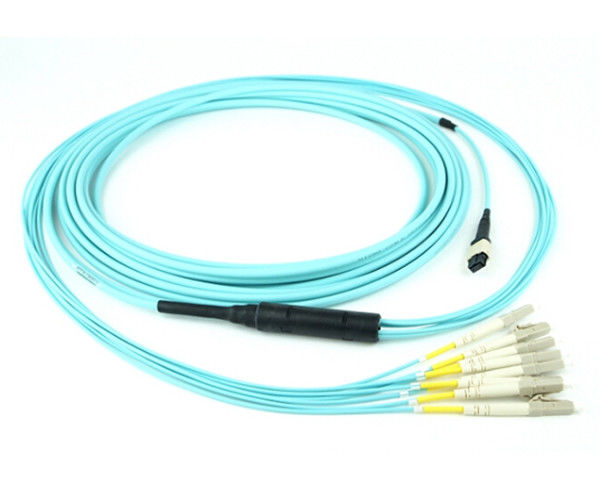 LSZH MPO Patch Cord، 12/24 Core Fibre Cable Cable for Patch Panel
