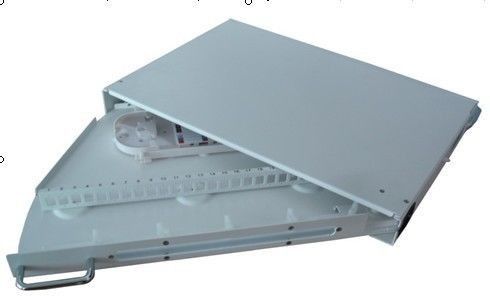 24 ميناء توزيع FTTH مربع / رف شنت مجلس الوزراء توزيع الألياف البصرية