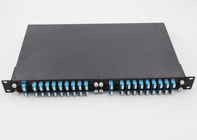 1470 ~ 1610nm حامل رف مضاعف CWDM أربعة في واحد مع منفذ UPG