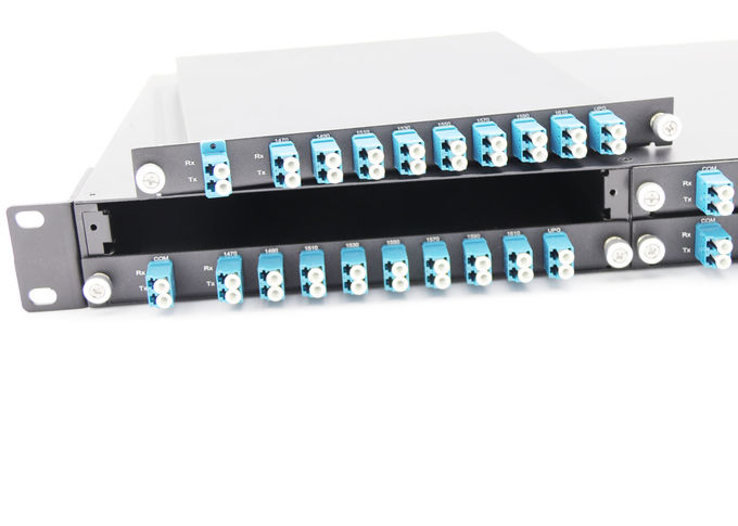 UPG ماكس IL 2.5dB CWDM معدد الإصلاح في 1U رف جبل 8 قنوات