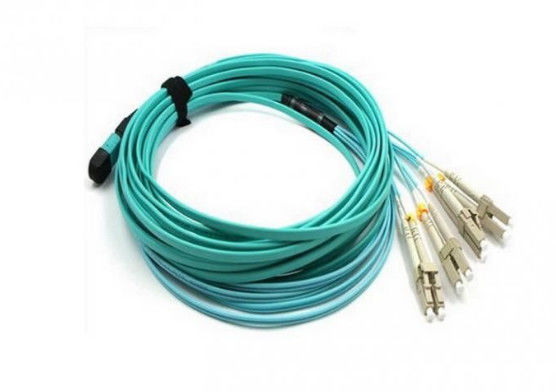 الصين OM3 الحبل 8 الأساسية وضع الألياف الحبل ، 10G PVC غمد البسيط الحبل التصحيح المزود