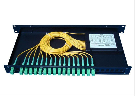 الصين 2 * 32 APC Sc المقرنة ، مقرنة الألياف تنصهر لشبكات مستوى PON / اتصالات المزود