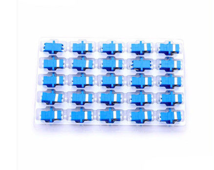المزدوج LC - LC الألياف البصرية محول أنثى إلى أنثى مع M2 * 6MM برغي المزود