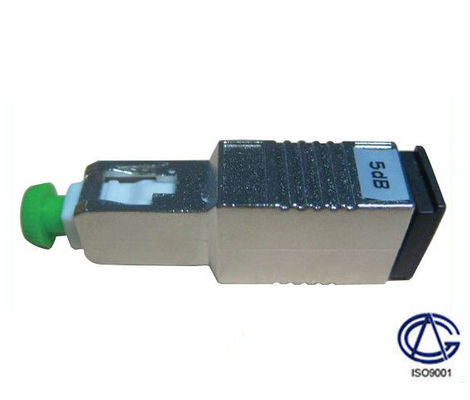 FC / SC / LC الألياف البصرية المخفف الثمين البعد 3dB / 5dB انعكاس أسفل الظهر المزود