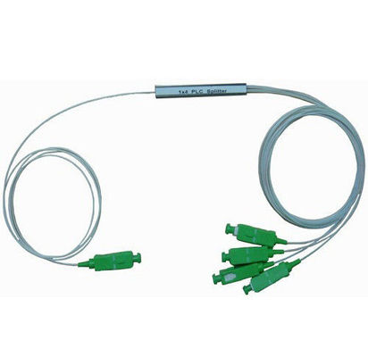 1 * 4/1 * 16/1 * 32 الألياف البصرية PLC الفاصل مع Packaing SC / APC الصلب أنبوب موصل المزود