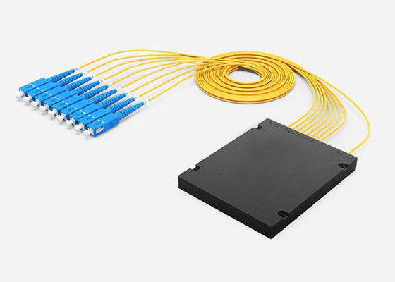 انخفاض الفاصل خسارة كابل البصرية الخائن ، منخفض PDL 1x8 PLC الفاصل ABS أنبوب 2.0MM 1M كابل المزود