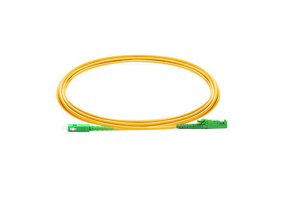 FTTH E2000 الألياف البصرية التصحيح الحبل 1 - 3M طول مرت اختبار 3D مصقول المزود