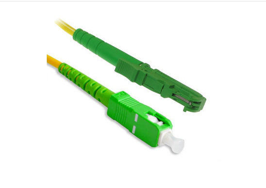 FTTH E2000 الألياف البصرية التصحيح الحبل 1 - 3M طول مرت اختبار 3D مصقول المزود