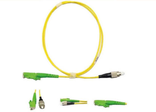 G652D LC / APC - سلك تصحيح الألياف Fc / UPC Lc Lc ، حبال تصحيح أسلاك التوصيل المصنوعة من الألياف 9/125 المزود