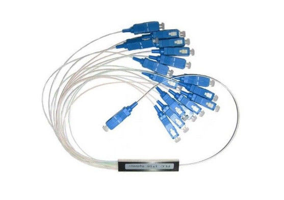 1 X 64 الفاصل البصري الرقمي ، الفاصل الألياف البصرية السلبي مع موصل SCC APC 900μM المزود