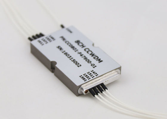 1 × 8 CWDM البصرية mux demux الحجم المضغوط LC / UPC نوع الموصل لنظام MUX / DEMUX المزود