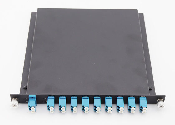 UPG ماكس IL 2.5 ديسيبل 1U السلبي Cwdm المضاعف رف جبل 8 قنوات تباعد قناة 20nm المزود