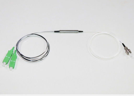 FWDM T × 1550nmCWDM مسك الغزال Demux 20dB عزل أنبوب معدني لمراقبة الخط المزود