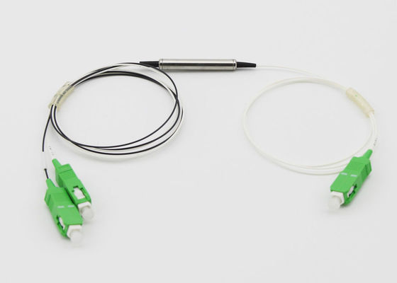 FWDM T × 1550nmCWDM مسك الغزال Demux 20dB عزل أنبوب معدني لمراقبة الخط المزود