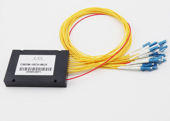 الموثوقية العالية Mux Demux Cwdm ، الوحدة النمطية CWDM 4Ch / 8Ch / 18 Ch مع موصلات LC المزود
