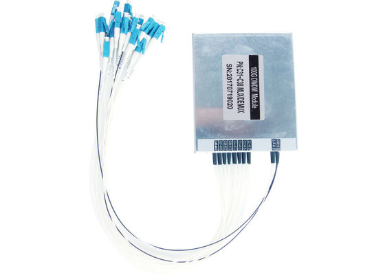 DWDM ألو BOX البصرية Mux Demux لنقل 100GHz الاتحاد الدولي للاتصالات تباعد قناة المزود